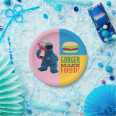 Cookie Monster's Foodie Truck | Lukt voedsel maken Papieren Bordje (Feest)