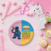 Cookie Monster's Foodie Truck | Lukt voedsel maken Papieren Bordje (Feest)