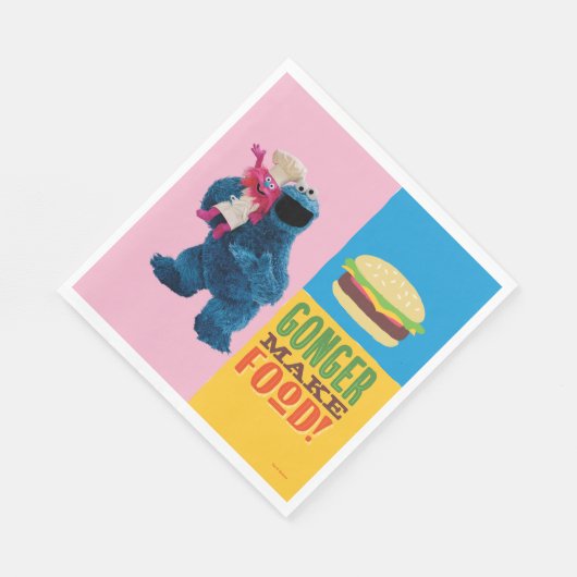 Cookie Monster's Foodie Truck | Lukt voedsel maken Servet (Hoek)