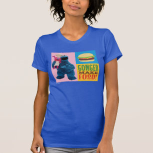 Cookie Monster's Foodie Truck   Lukt voedsel maken T-shirt