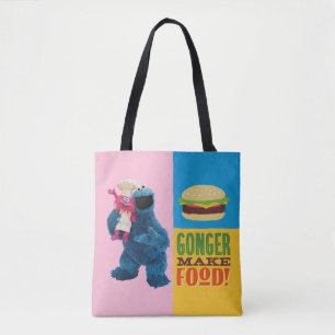 Cookie Monster's Foodie Truck   Lukt voedsel maken Tote Bag