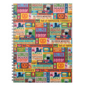 Cookie Monster's Foodie Truck-patroon Notitieboek (Voorkant)