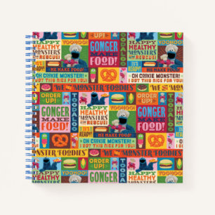 Cookie Monster's Foodie Truck Pattern Notitieboek
