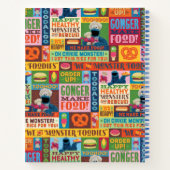 Cookie Monster's Foodie Truck Pattern Notitieboek (Achterkant)