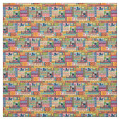 Cookie Monster's Foodie Truck Pattern Stof (Swatch)