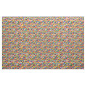 Cookie Monster's Foodie Truck Pattern Stof (Fat Quarter)