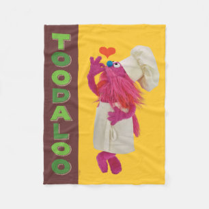 Cookie Monster's Foodie Truck   Toodaloo Fleece Deken