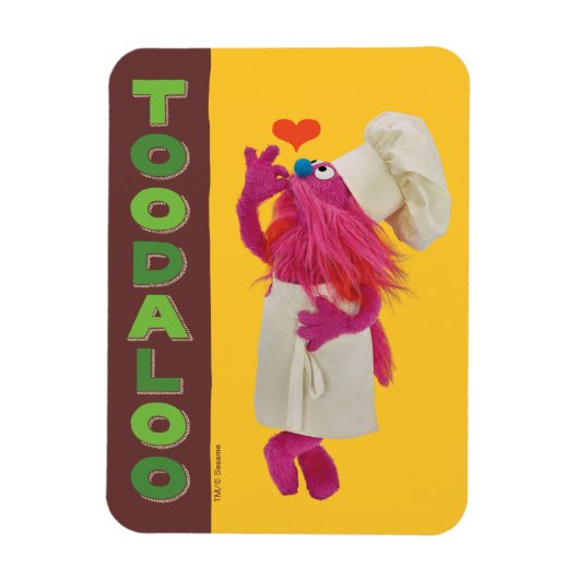 Cookie Monster's Foodie Truck | Toodaloo Magneet (Verticaal)