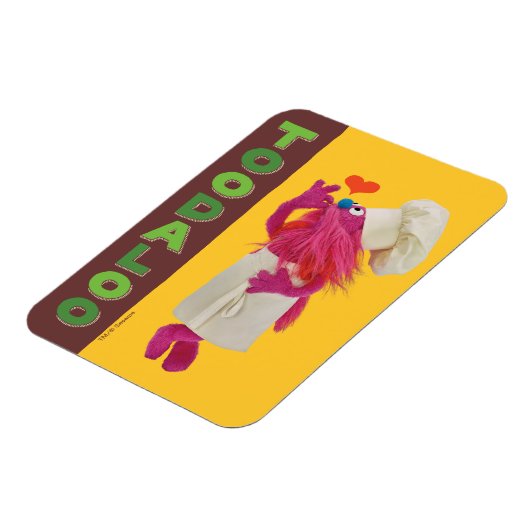 Cookie Monster's Foodie Truck | Toodaloo Magneet (Linkerzijde)