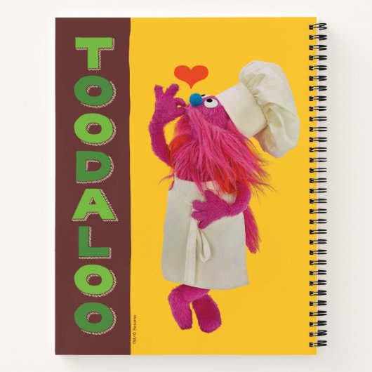 Cookie Monster's Foodie Truck | Toodaloo Notitieboek (Achterkant)