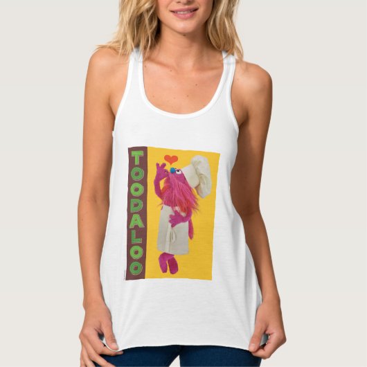 Cookie Monster's Foodie Truck | Toodaloo Tanktop (Voorkant)