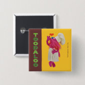 Cookie Monster's Foodie Truck | Toodaloo Vierkante Button 5,1 Cm (Voorkant /achterkant)