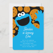 Cookie Monster's Verjaardag Cookie Bash Kaart (Voorkant)