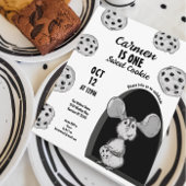 Cookie Mouse eerste verjaardag Kaart