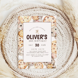 Cookie & Muis Kids Verjaardag Uitnodiging