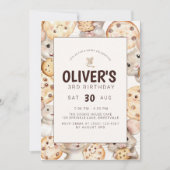 Cookie & Muis Kids Verjaardag Uitnodiging (Voorkant)