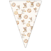 Cookie & Muis Kinder Partij Bunting Flags Vlaggetjes (Eerste vlag)