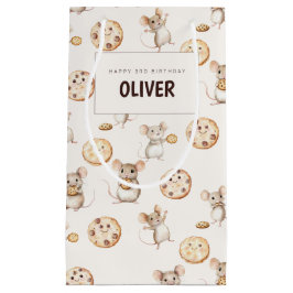 Cookie & Muis Thema Verjaardag Gift Bag Klein Cadeauzakje