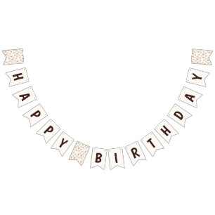 Cookie & Muis Verjaardagsfeest Bunting Flags Vlaggetjes