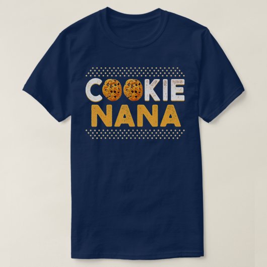 Cookie Nana Funny Chocolate Chip Cookie Lover T-shirt (Design voorkant)