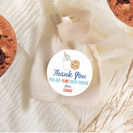 Cookie One Sweet Eerste Verjaardag Ronde Sticker