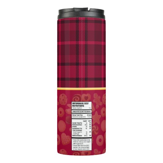 Cookie Pakket Wrapper Thermosbeker (Achterkant)