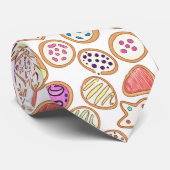 cookie patronen stropdas (Opgerold)