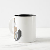 Cookie Platypi-Mok Tweekleurige Koffiemok (Voorkant links)