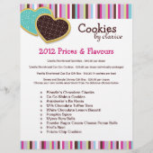 Cookie-prijslijstbrochure Flyer (Voorkant)