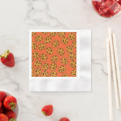 cookie print op oranje servet (Insitu)