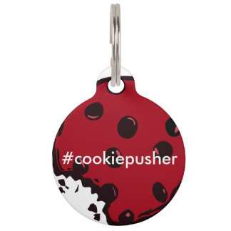 Cookie Pusher Dog Label Huisdierpenning