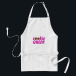 Cookie queen bakken schort voor vrouwen<br><div class="desc">Cookie queen bakken schort voor vrouwen. Chocolade chip cookie ontwerp. Schattige cadeau idee voor liefhebbers van bakken.</div>