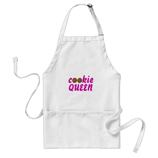 Cookie queen bakken schort voor vrouwen (Voorkant)