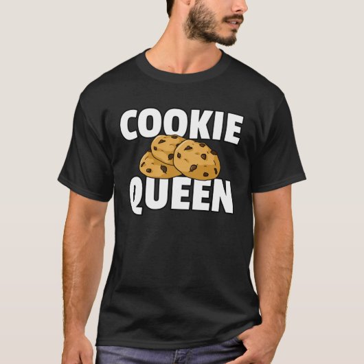 Cookie Queen Chocolade Chip Dealer T-shirt (Voorkant)