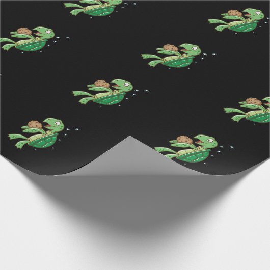 Cookie Schildkröte Cadeaupapier (Hoek)