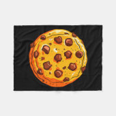 Cookie Shirt Men Women Kids Chocolate Chip Cookie  Fleece Deken (Voorkant (Horizontaal))