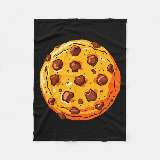 Cookie Shirt Men Women Kids Chocolate Chip Cookie  Fleece Deken (Voorkant)