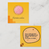  Cookie Shop Visitekaartje Design (Voorkant / Achterkant)