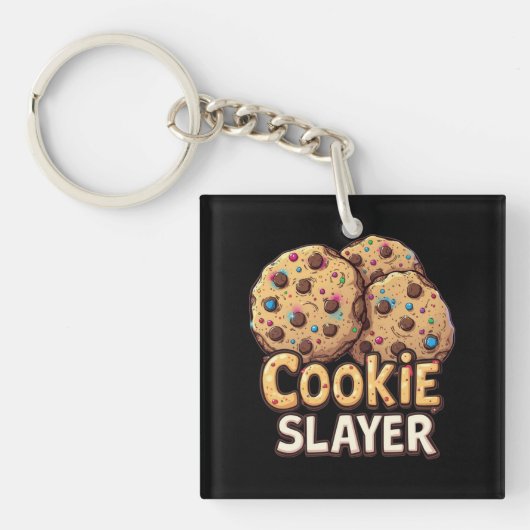 Cookie Slayer – Chocolade Veroveraar Sleutelhanger (Voorkant)