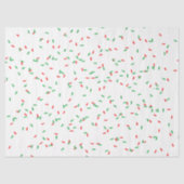 Cookie Sprinkles Rood Groen Zoet Kerstplezier Tissuepapier (Voorkant)