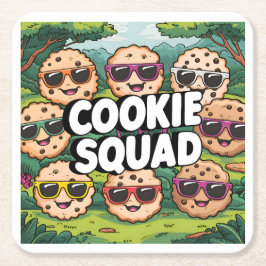Cookie Squad Kartonnen Onderzetters