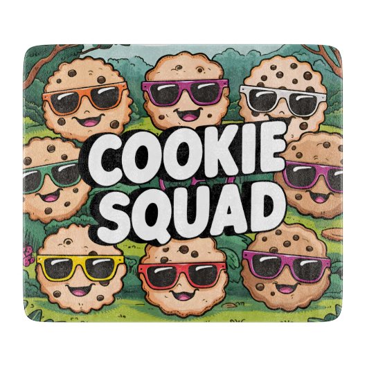 Cookie Squad Snijplank (Voorkant)