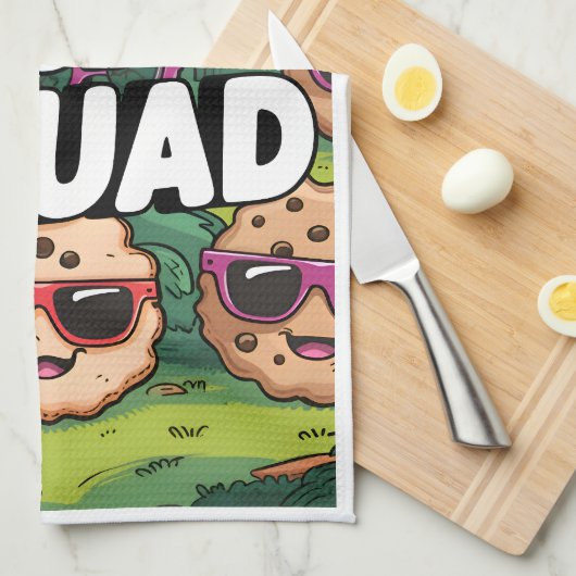 Cookie Squad Theedoek (Quarter Fold)