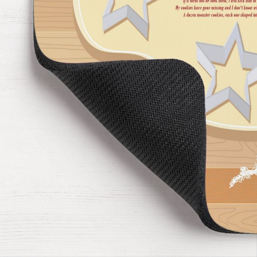 Cookie Star Mousepad Muismat (Hoek)