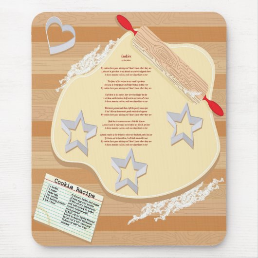 Cookie Star Mousepad Muismat (Voorkant)