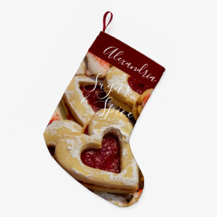 Cookie Sugar & Spice Girly Red Foto Kleine Kerstsok