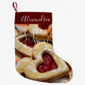 Cookie Sugar & Spice Girly Red Foto Kleine Kerstsok (Voorkant)