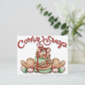 Cookie Swap Briefkaart (Staand voorkant)