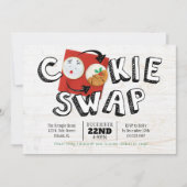 Cookie Swap Exchange Vakantie Kerstfeest Kaart (Voorkant)