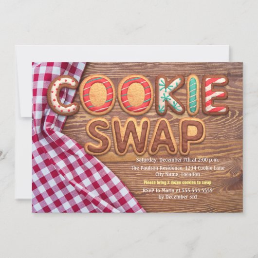 Cookie Swap Kaart (Voorkant)